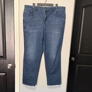 Teara sky Women’s Classic Blue Straight-Leg Jeans